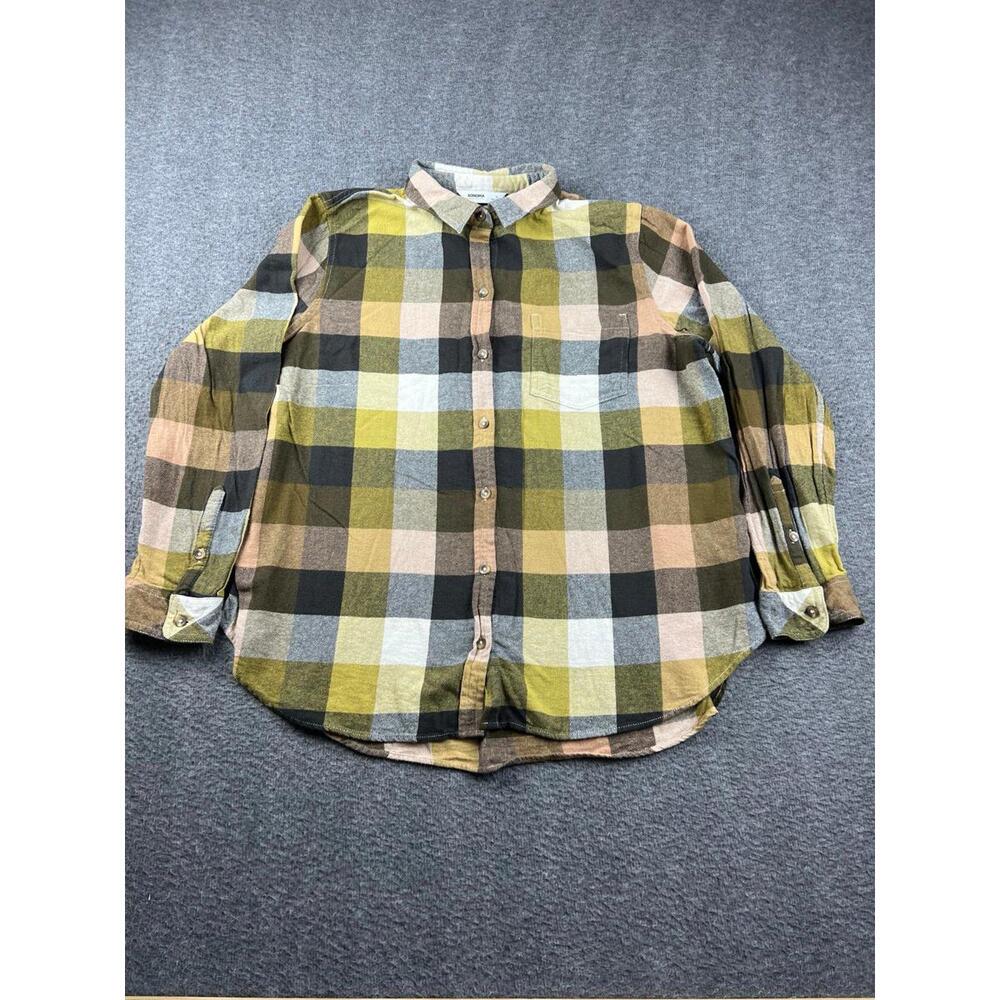 Sonoma Men's Button-Up Plaid Shirt XL